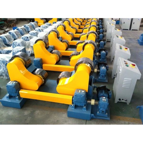 China 20T Self Aligning Pipe Welding Rollers Tanks Welding Rotator With Remote