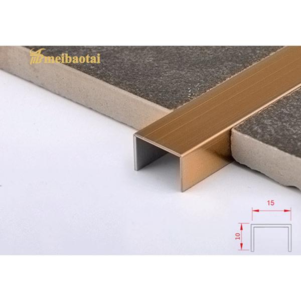 Guarnição de aço inoxidável 12mm da telha de ASTM, guarnição de aço inoxidável 0.65mm da borda do assoalho