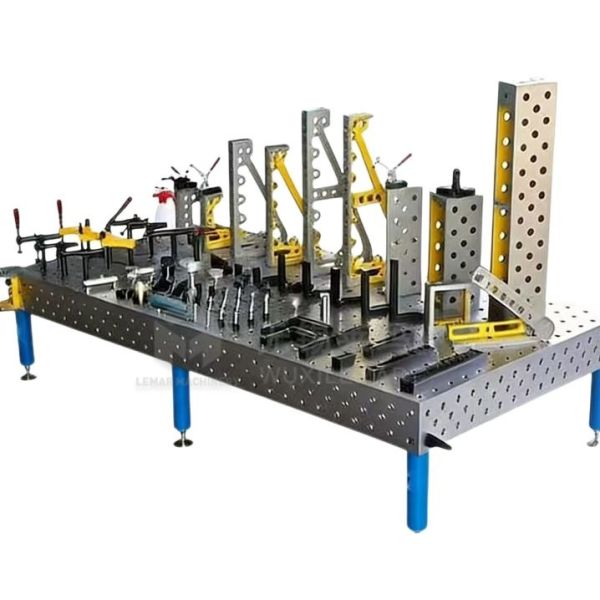 Heat Resistant 3D Custom Built Welding Tables D16 50x50 Grid Flat Pack Welding Table