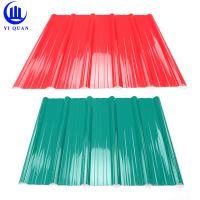 2.5mm Lader ondulé Upvc couvrant des feuilles pour l'installation facile d'industrie chimique d'usine