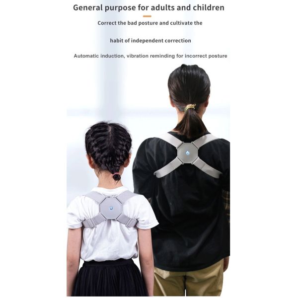 Smart sensor orthosis correction belt reminder of adult & child sitting posture hunchback Back smart posture corrector