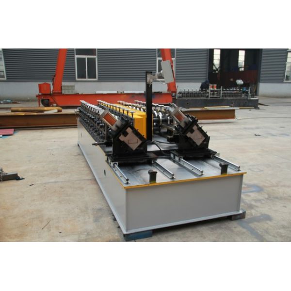 Light Gauge Keel Metal Stud And Track Roll Forming Machine 40 m/min Speed With Double Line