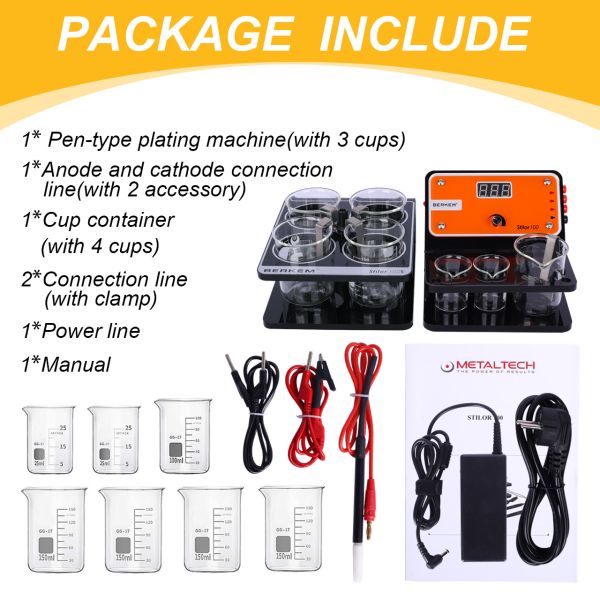 Машины для покрытия ювелирными изделиями Tooltos Zinc Gold Plating Kit