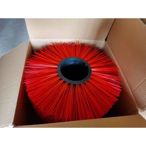 Подметая очищая щетка кольца дворника дороги синтетического волокна плоская