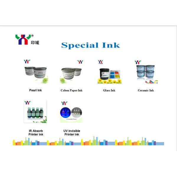 Uv Invisible Offset Printing Ink 1kg Can MSDS Security Paper Green Red