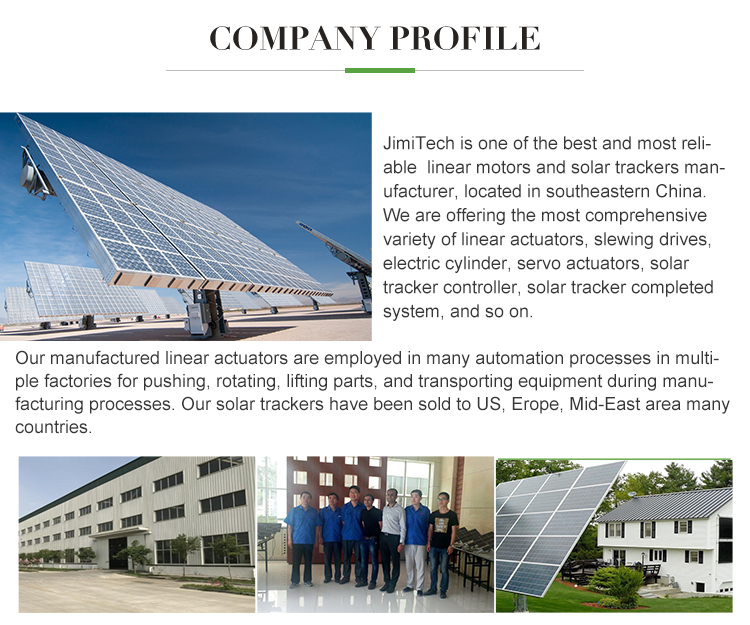 2KW-20KW Single Axis Solar Trackers 0.5kN/M2 Single Axis Sun Tracker