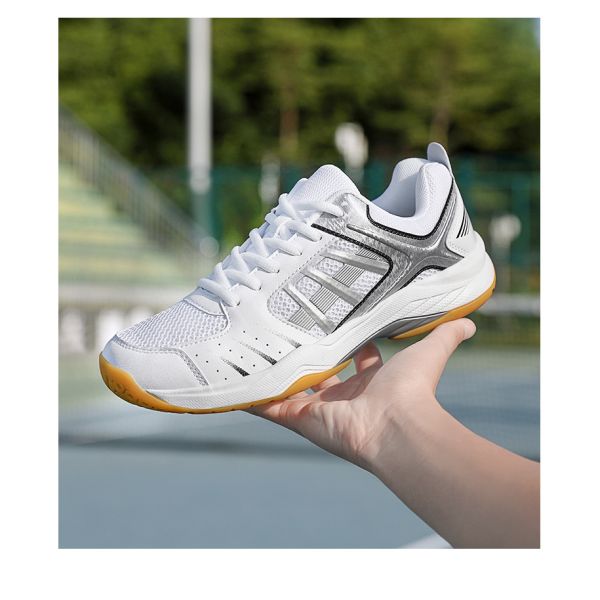 Custom Tennis Shoes Badminton Shoes With Anti-Slip Feature Fashion Design In Large Size 46 47 Outdoor Wearing