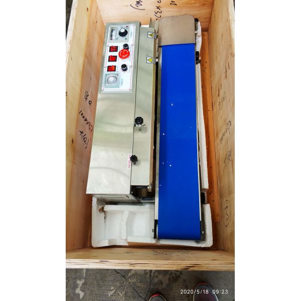 China Manufacturer Supermarket Plastic Bag Tape Neck Sealer Machine