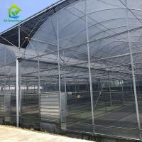 Estufa resistente UV da rede de mosquito do comprimento da estufa 20-100m da cobertura plástica