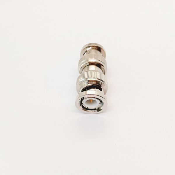 RF Adapter BNC-JJ BNC Male To Male Nickel Plated Brass Connector