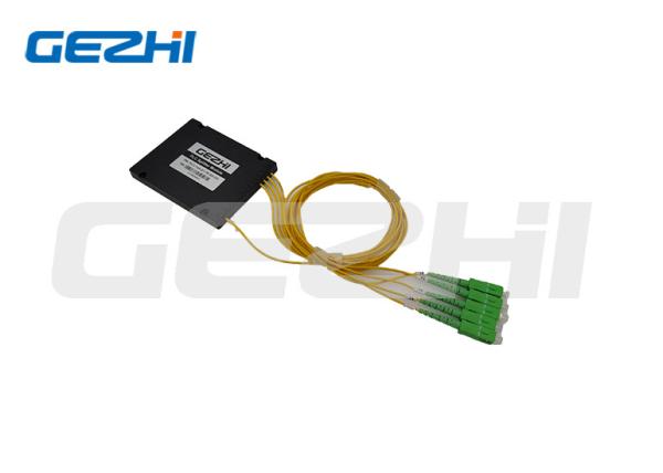 1x4 Passive Fiber Optic Splitter SC/APC ABS Module 1260 - 1650nm