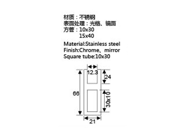 Furniture Accessories Glass Door Fitting Adopted Advanced Surface Treatment