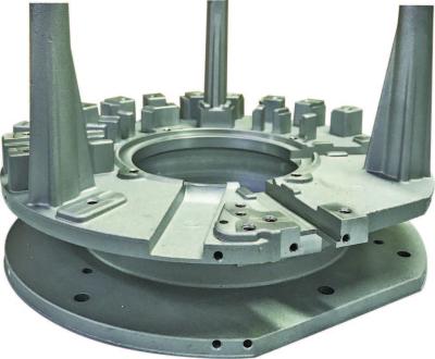 Inferior Plate Knitting Machine Spare Parts Aluminum Die Casting ADC12 Material
