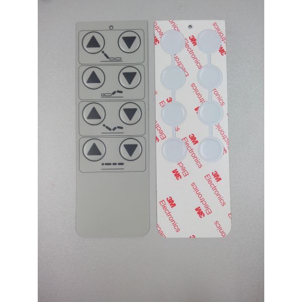 Gloss Embedded Button Tactile Membrane Switch And Panel , Eco-Friendly