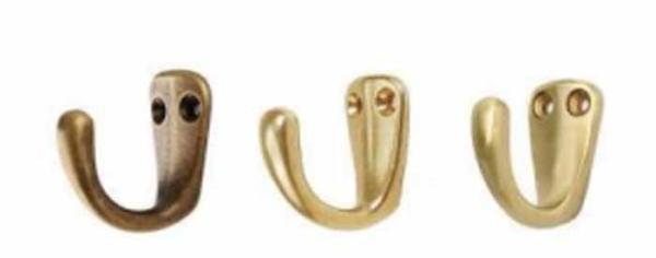 新品 スタイリッシュ ブラス フック ハンガー バスルーム アクセサリー シングル ハンガー コート フック 卸売 製造
