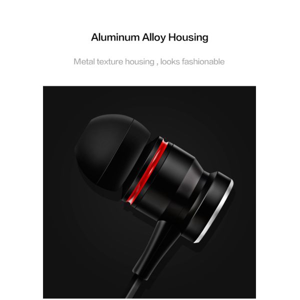 ROHS High Bass Earphones 3.5mm Noise Cancelling Earbuds With Wire