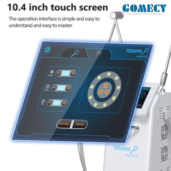 PMCT 682 Magnetic Therapy Machine Offering 4 Handles for Magneto Therapy and Laser Therapy to Aid Body Pain Relief and Physiotherapy Procedures