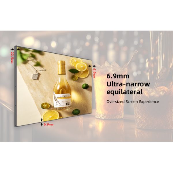 DLED Backlight Digital Advertising Display Screen Indoor Digital Signage 55