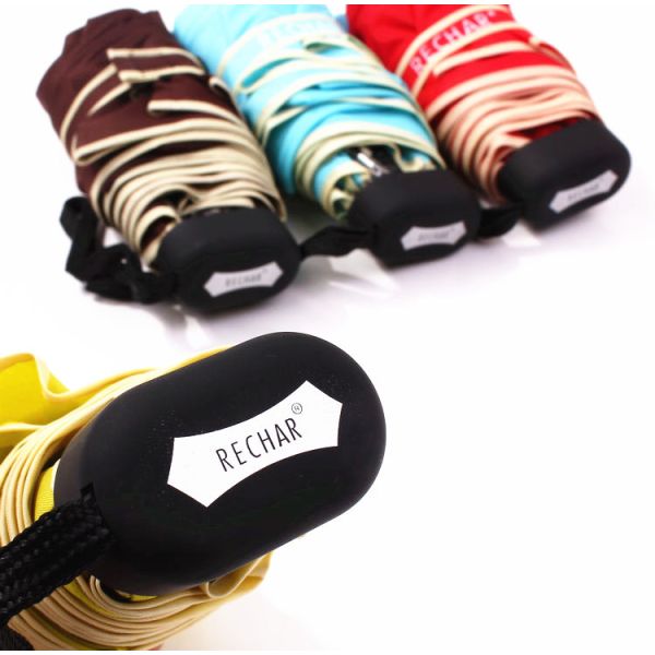 Paraguas a prueba de viento plegable del color sólido para los hombres