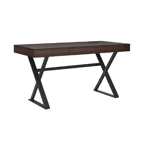 X - Leg Desk Light Luxury Hotel Room Furniture Study Office Black Computer Desk