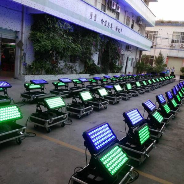 Free shipping China High quality 6IN1 120 x 18W RGBWA UV IP65 Wall Washer LED Waterproof Lights