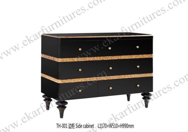 Alibaba wholesale modern dining room black sideboard TH023