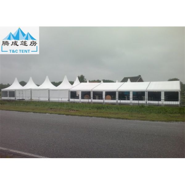 A Shaped PVC Marquee Party Tent High Hardness Aluminum Alloy Waterproof / Fireproof