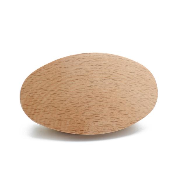 Abeis 360 Wave Bruhs Organic Sisal Natural Cisne Bristle com alça curva de madeira