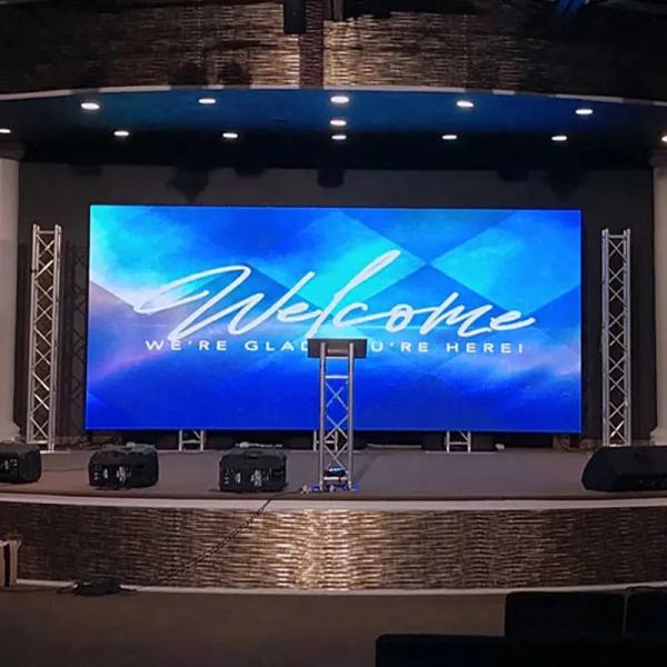 Professional Manufacturer Full Color P2.6mm Indoor HD 3840Hz LED Video Screen Display for Church