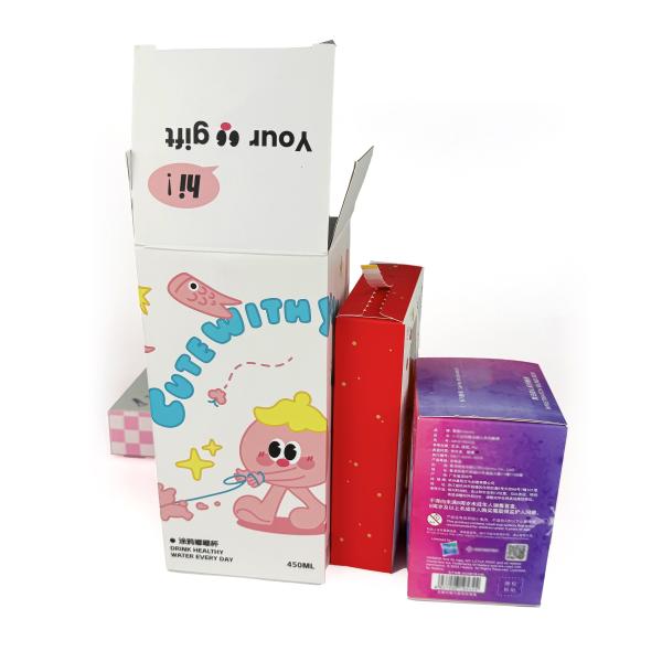 Custom Mystery Blind Box Packaging Luxury Toy Doll Carton Trendy Boxes With Tear Strip
