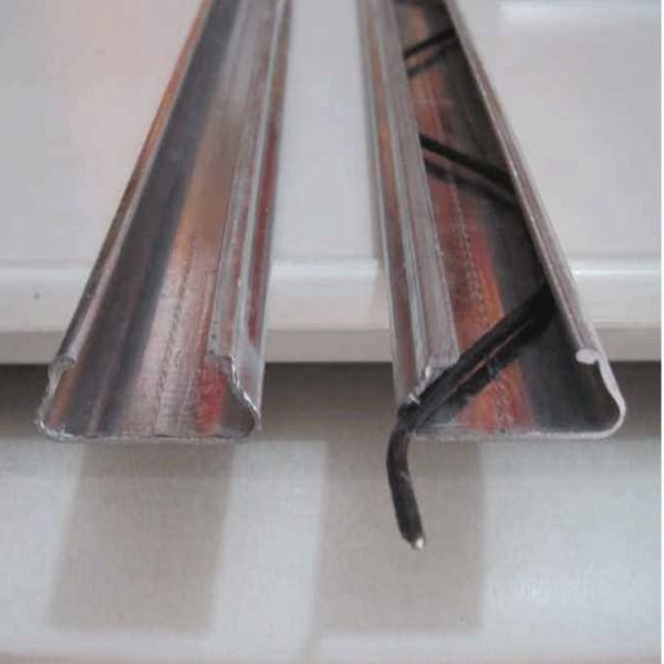 4m 6m 0.7mm Aluminium Channel Profile Zinc Lock For Greenhouse Film