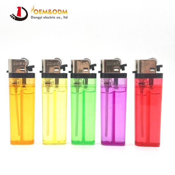 Dongyi 2025 OEM 80mm Disposable Flint Lighters Cigar Smoking Electric Custom Logo Gas Cigarette Lighter
