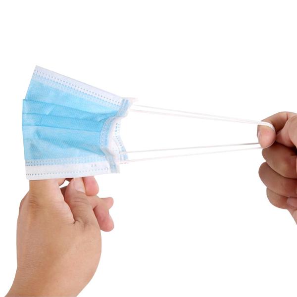 ISO13485 70% Viscose 30% Polyester Earloop Medical Mask ASTM LEVEL 1 BFE>95% with FDA certificate