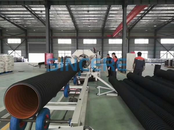 Double Wall Corrugated Pipe Extrusion Machine 90mm-300mm 110mm-600mm