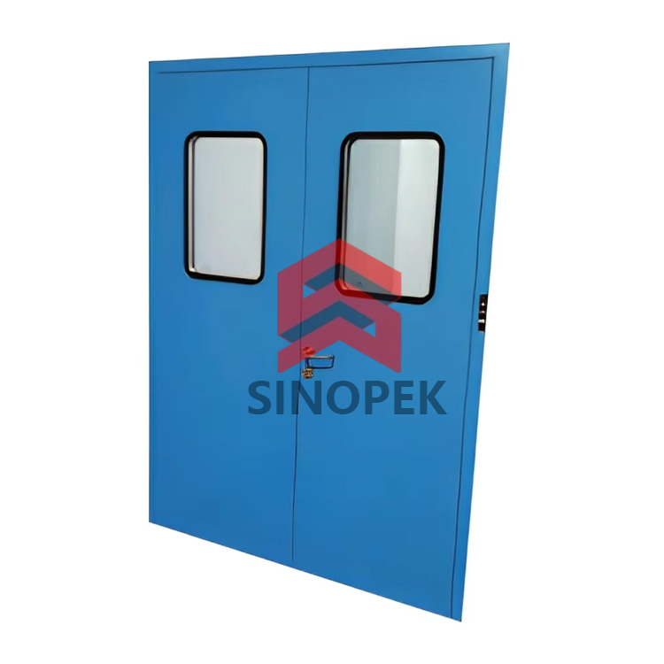 Medical Airtight Cleanroom Door | Hermetic Pressure Seal | Hospital & GMP Grade