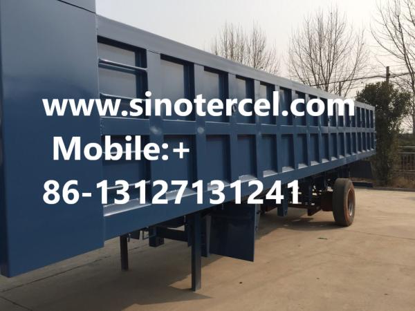 Steel Transportation Semi Tipper Truck 6 Axle Semi Tipper Trailer