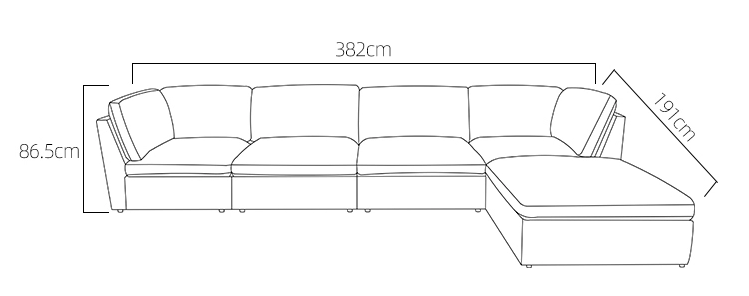 Hot sales 2 3 4 seater sofa sectional fabric modular sofa bed corner sofa for living room Bedroom