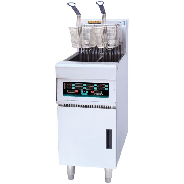 Electric & Gas Commercial Deep Fryer Automatical Open Computer Control Panel