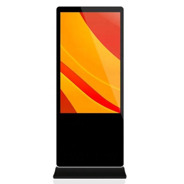 Пол киоска экрана касания 55 дюймов стоя игрок рекламы андроида Lcd
