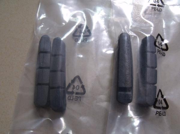 brake pads replacement for carbon road bike wheel cork wood material shima promotion wed use and BLACK color
