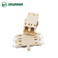 Adaptador frente e verso soldado ultrassônico da fibra ótica do LC com flange/Flangeless