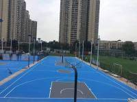 Blue Acrylic Tennis Sport Flooring Badminton Court Flooring Surface