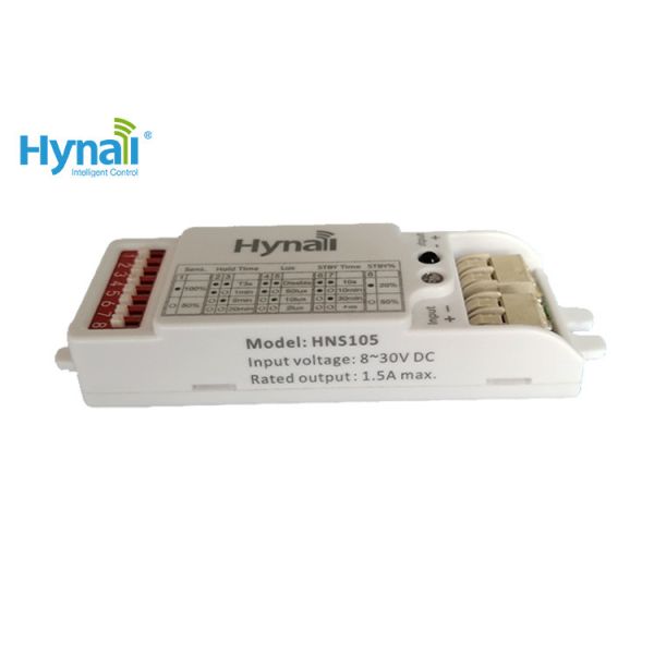 Solución DIM HNS105 18w 1.5A 12V Detector de sensores de microondas