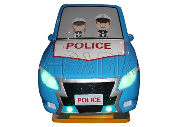 Fiberglass And Plastic World Police Car Kiddy Ride Machine L192*W106*H135CM