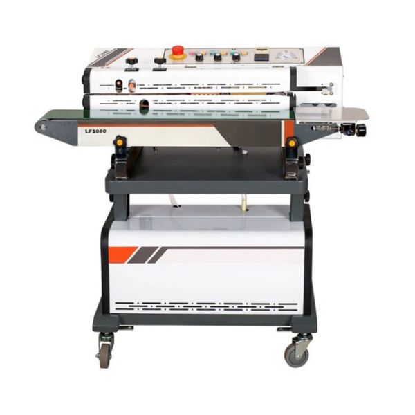 LF-1080B Вертикальная уплотнительная машина, вакуумная пищевая непрерывная лента уплотнителя