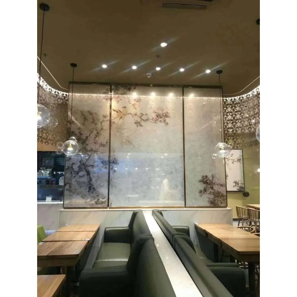 2-19mm Fabric Laminated Glass