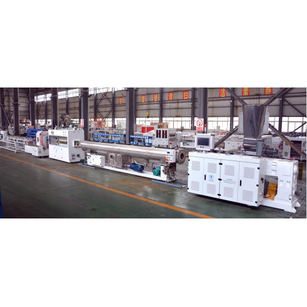 Alta produção mais longa vida útil menor consumo 32-110mm dupla e única estação linha de produção de máquinas de fabricação de tubos PVC