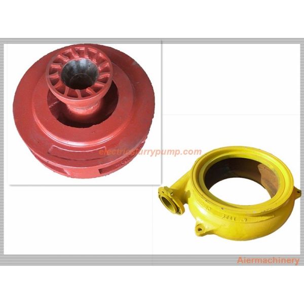 Wear Resistant Centrifugal Slurry Pump Impeller High Chrome cast iron, rubber parts