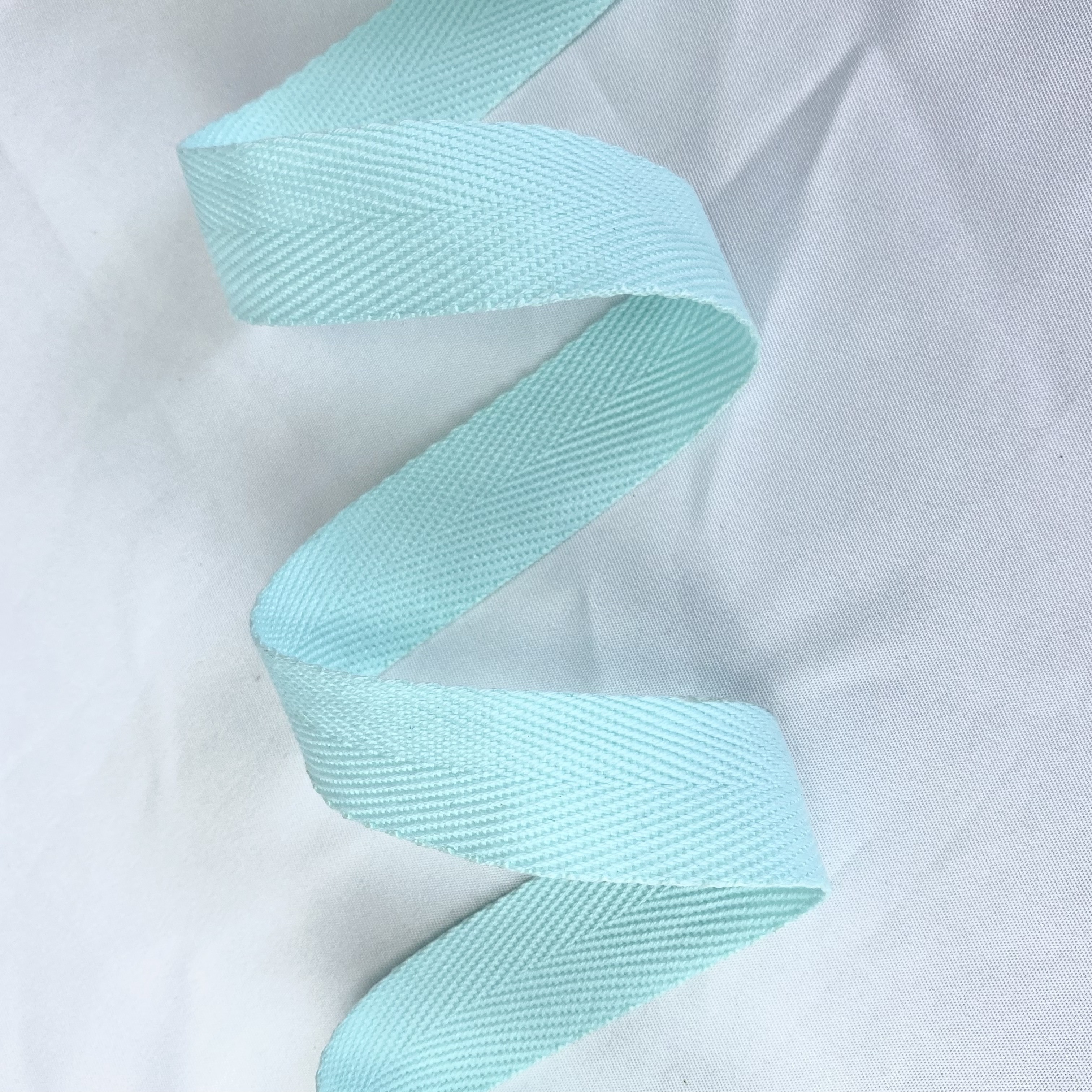 Herringbone polyester-cotton webbing Various colors Backpack strap Belt Handbag strap