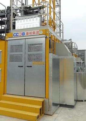 O elevador modular da cremalheira e do pinhão projeta a capacidade de carga útil 3000Kg para o canteiro de obras